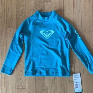 Little girls Roxy rashgard